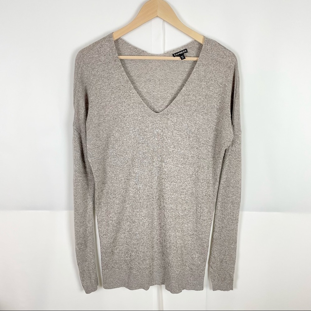 Express Wool Blend Sweater in Oatmeal, Size Small